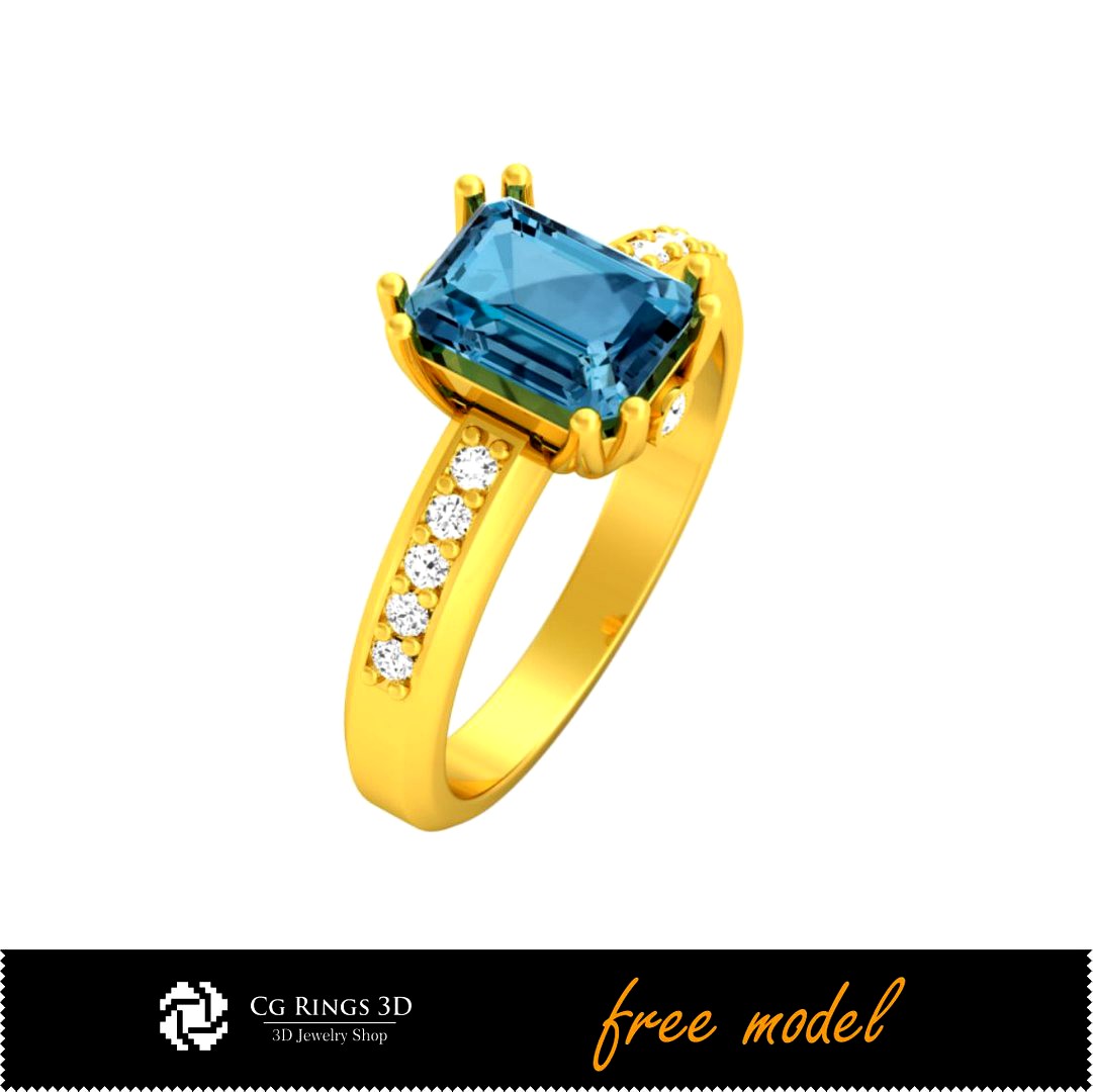 3D CAD Ring - Free 3D Model