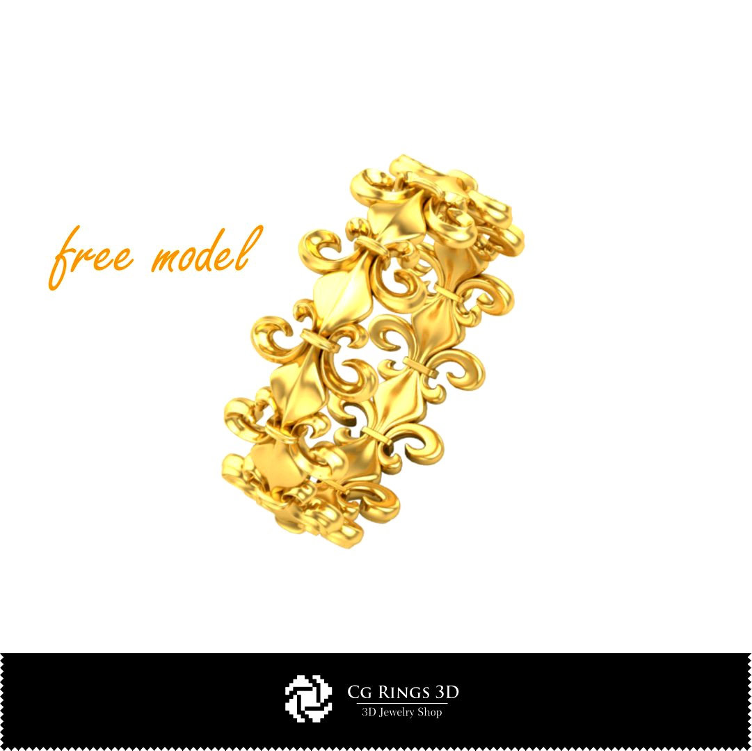 3D CAD Ring - Free 3D Model