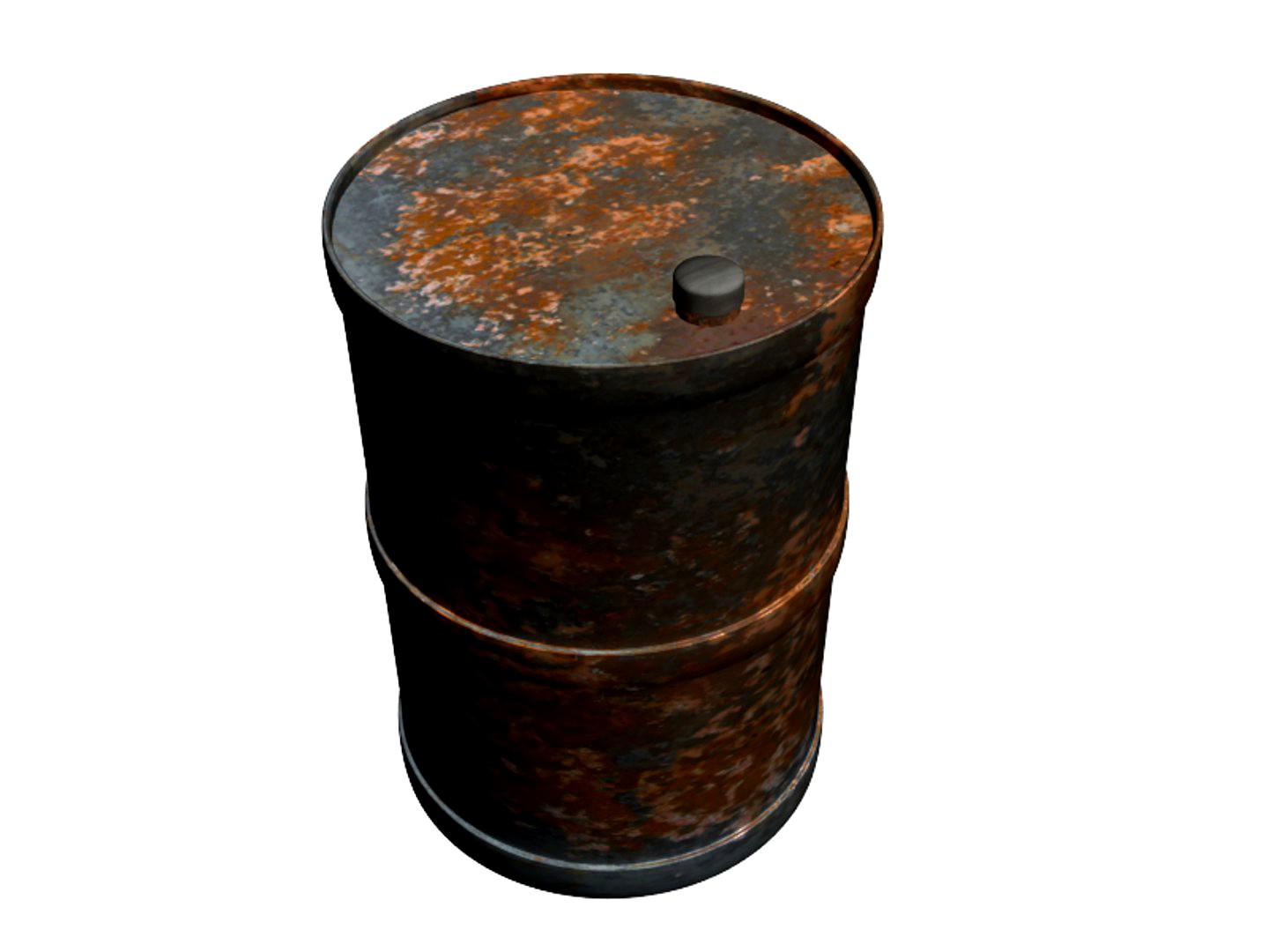 rusted barrel