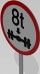 8 ton on axle sign 3D Model