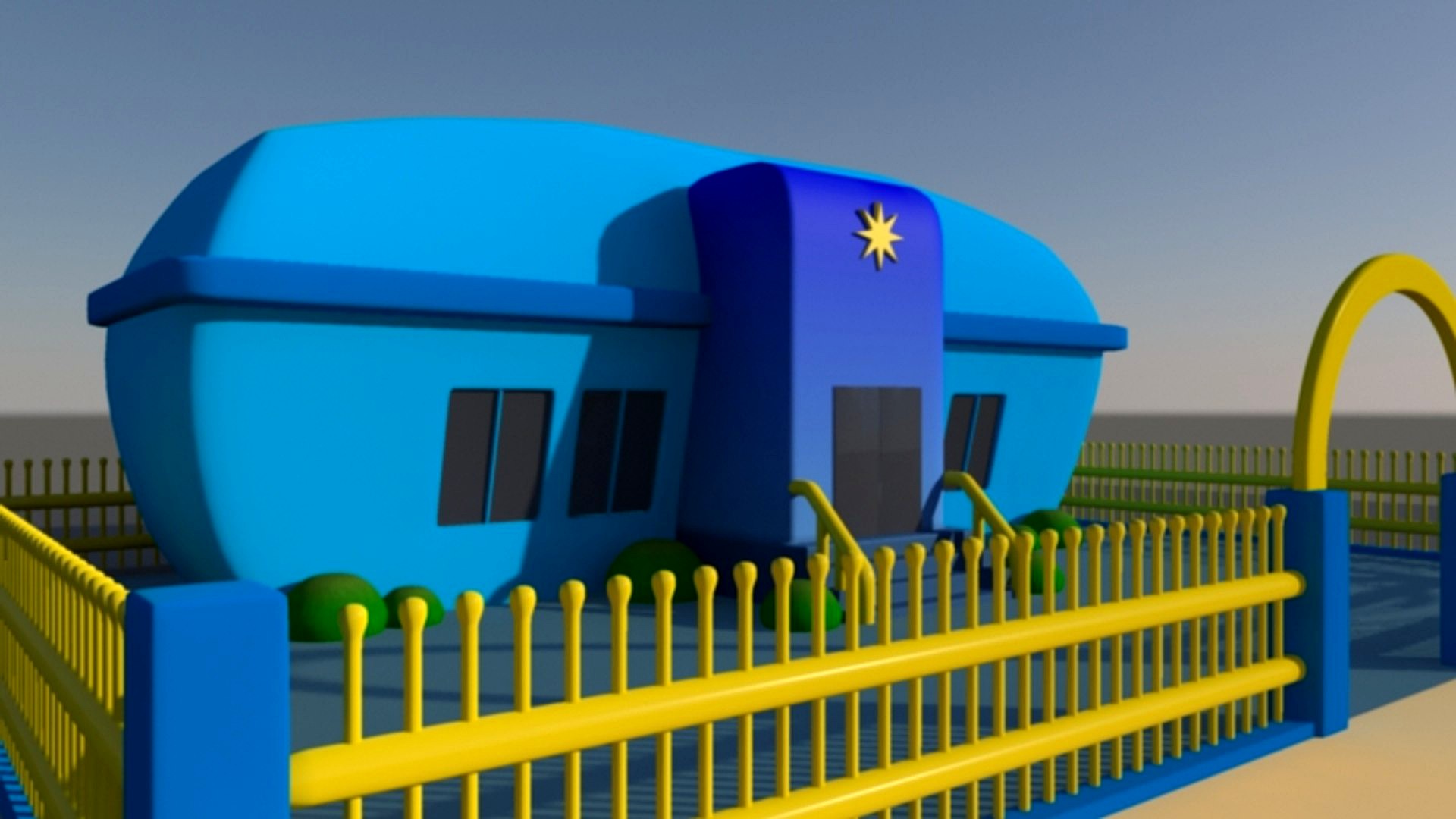 Cartoony building set