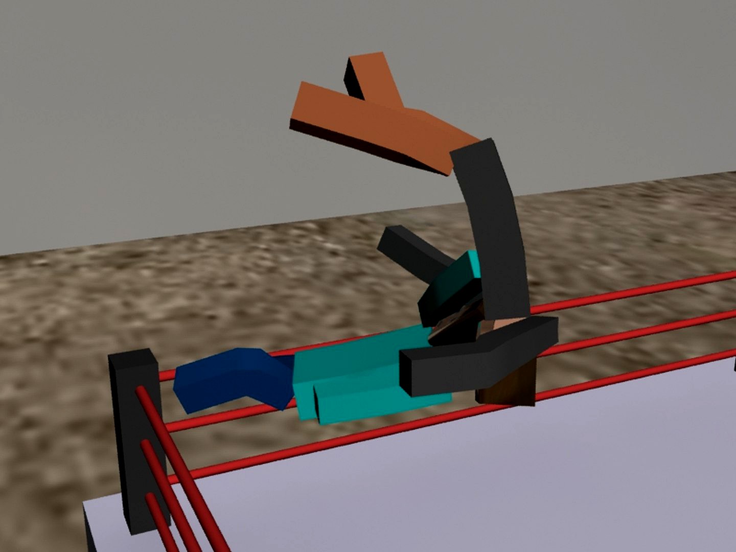 wwe stunt animated