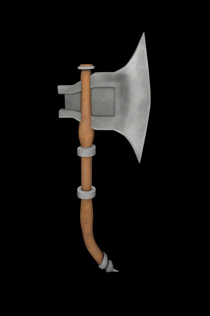 Medieval style Axe with uvs