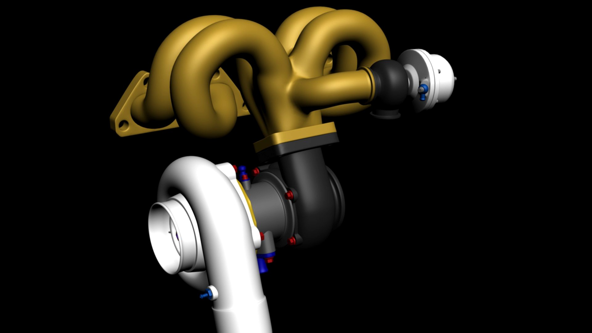 turbocharger set up