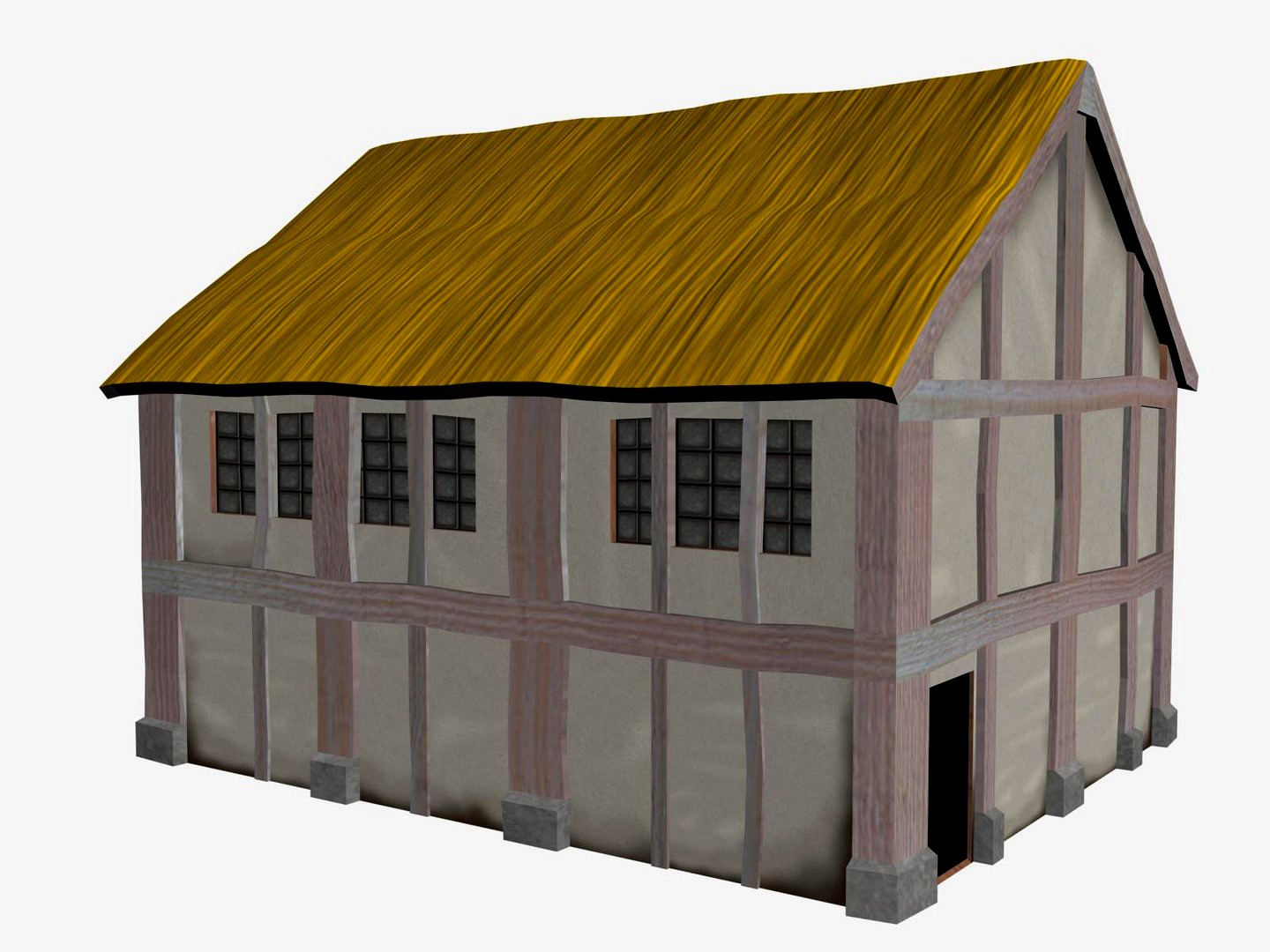 basic medieval house