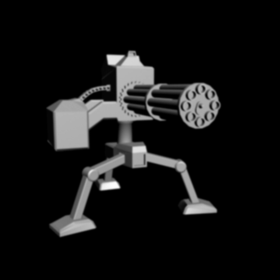 [highpoly] Minigun