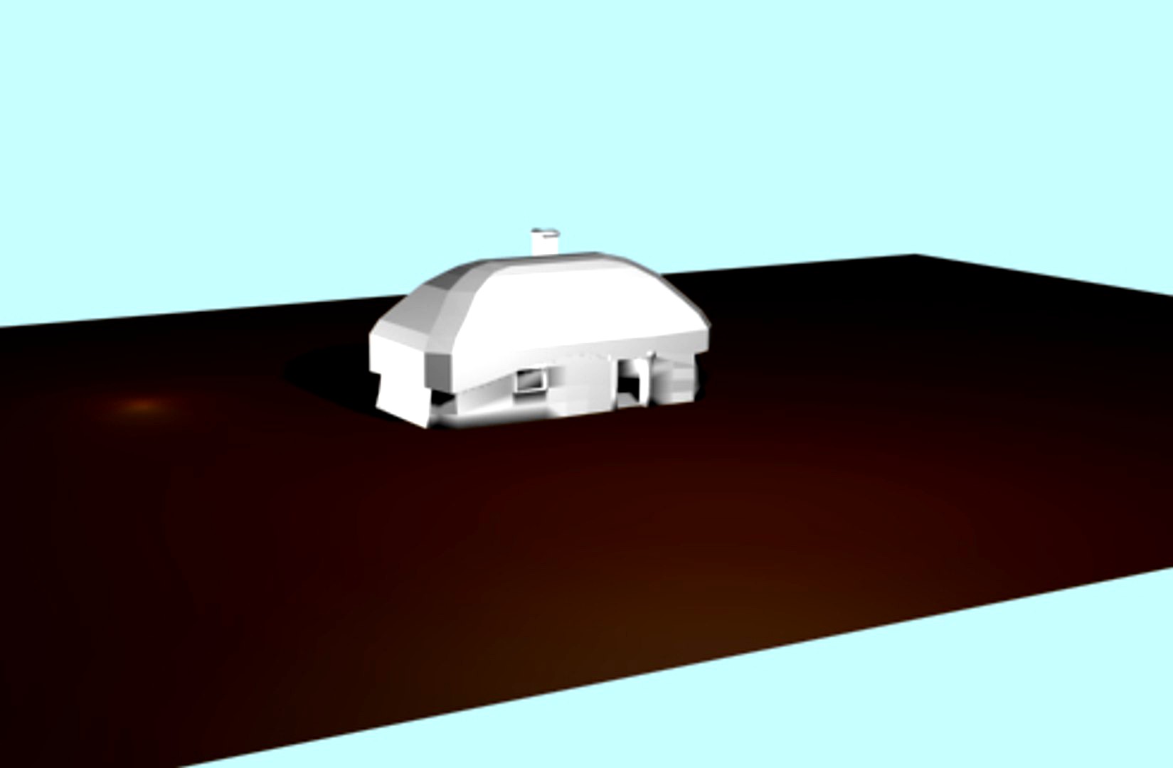 House with animated damage