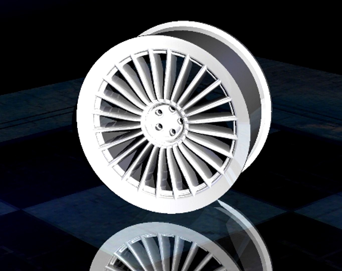 Spoked 17-inch alloy wheel