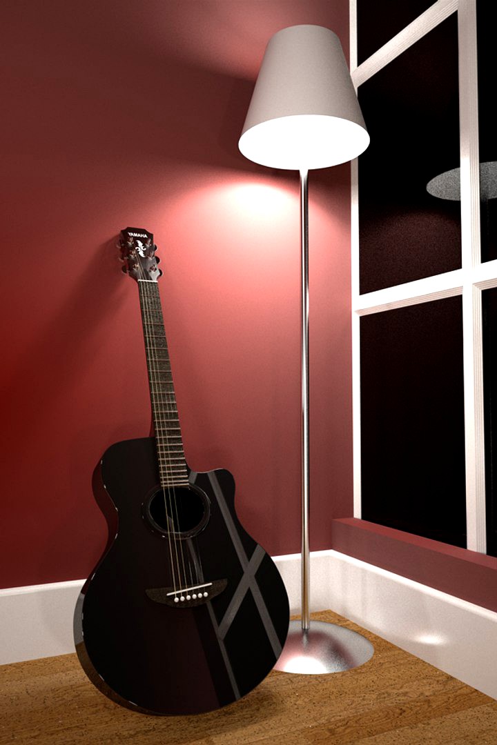 guitar model.3dm