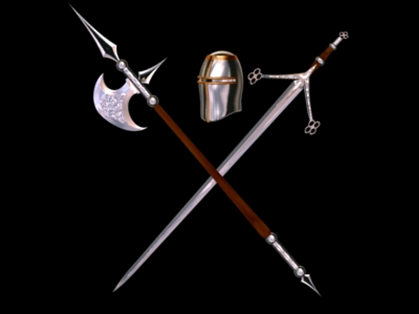Helm Claymore & BattleAxe