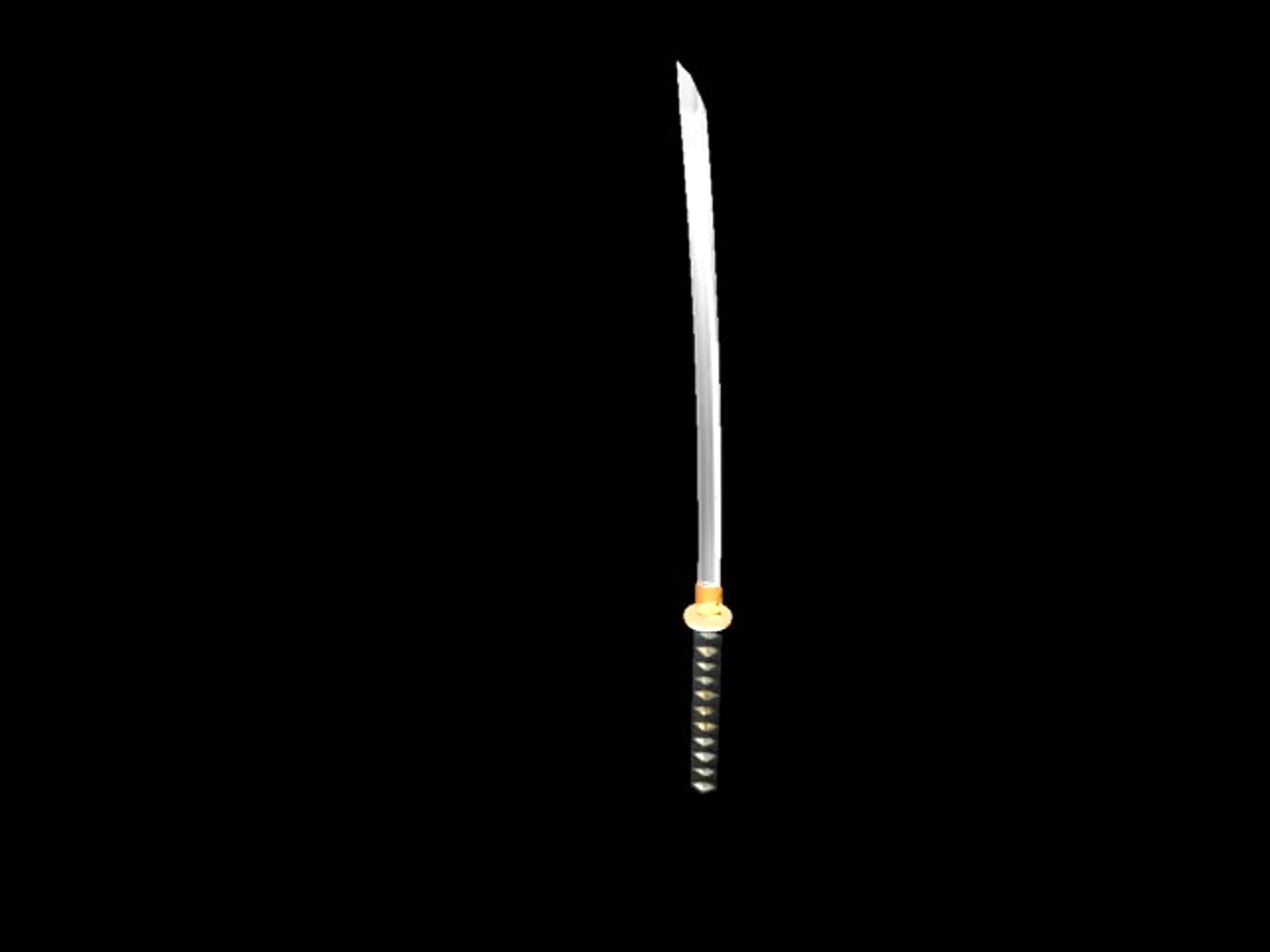 Japanese Katana oriental weapon sword blade melee samurai shogun