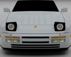 Porsche 944 S2 3D Model