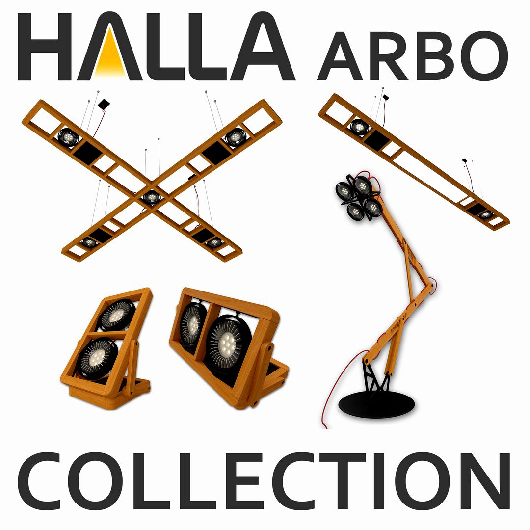 Halla Arbo Lamp Collection (5 Items)