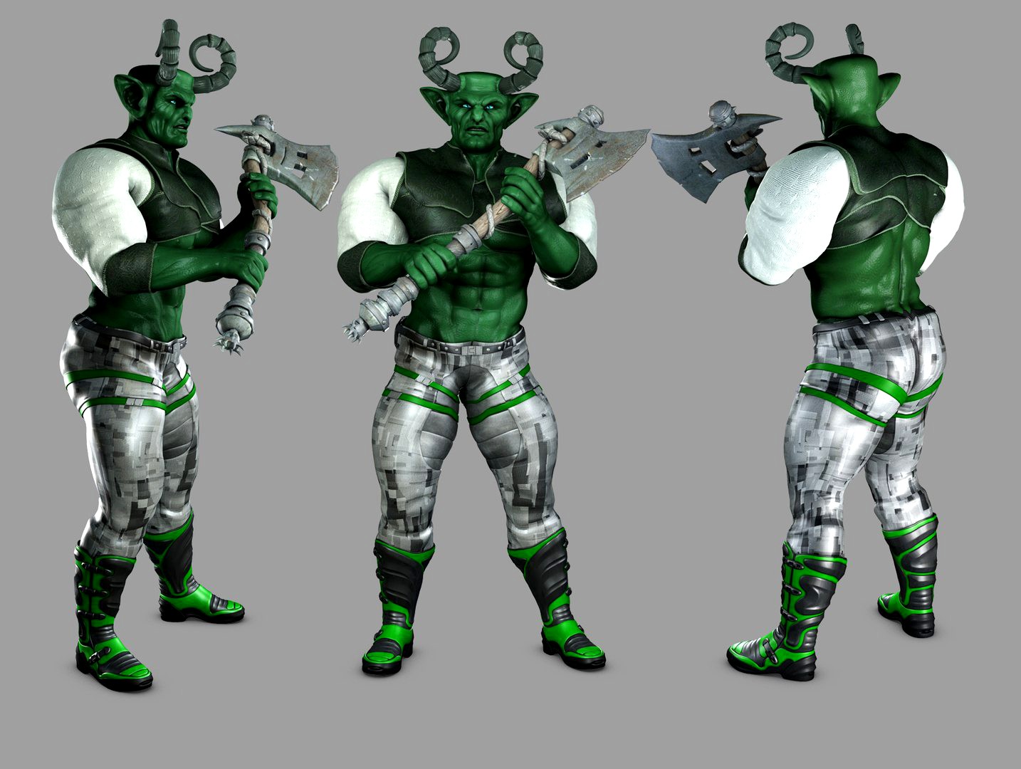 Orckian HellBoy Model