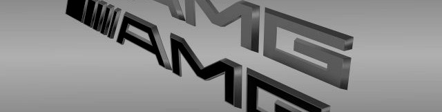 AMG logo set 3D Model