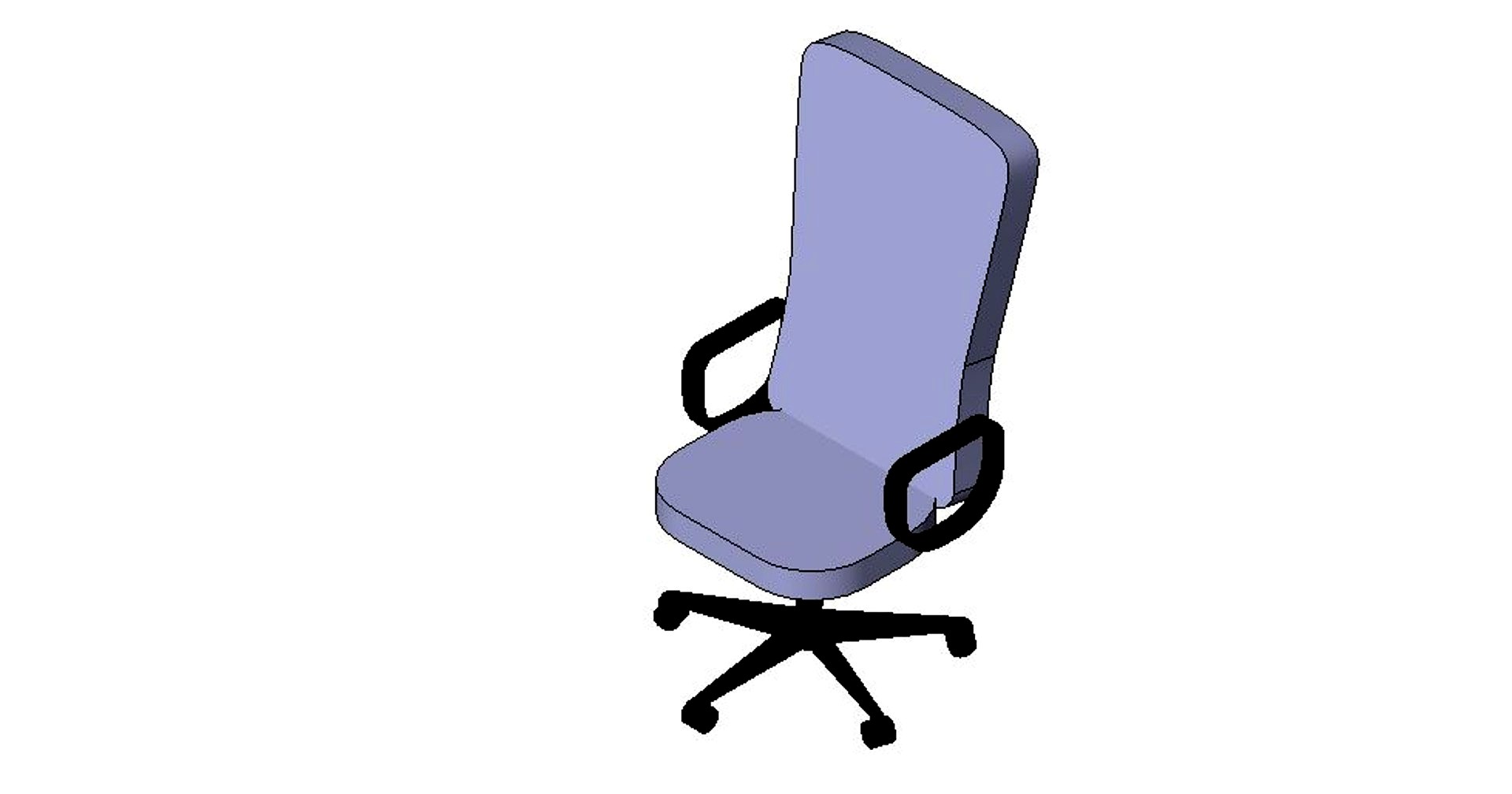 Executive chair Revit 2012 (with material parameters)