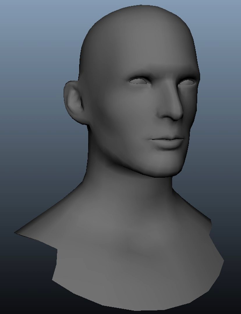 Male Head Basemesh