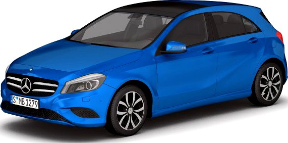 Mercedes Benz A Class 2012 3D Model