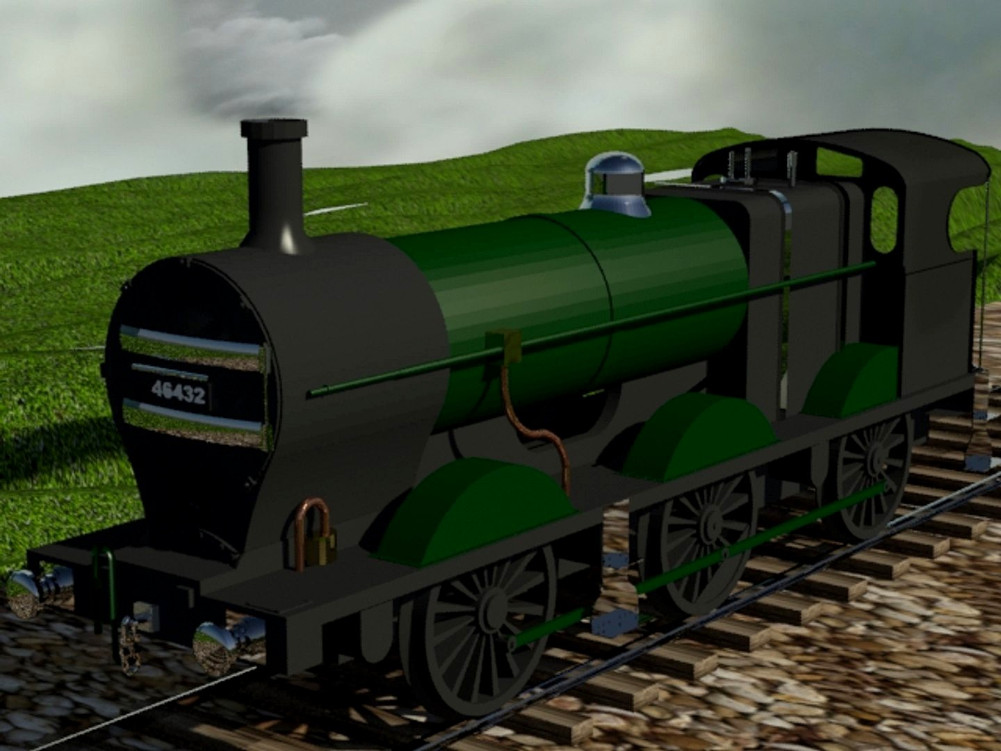 Steam Locomotive Fowler 4F 0-6-0
