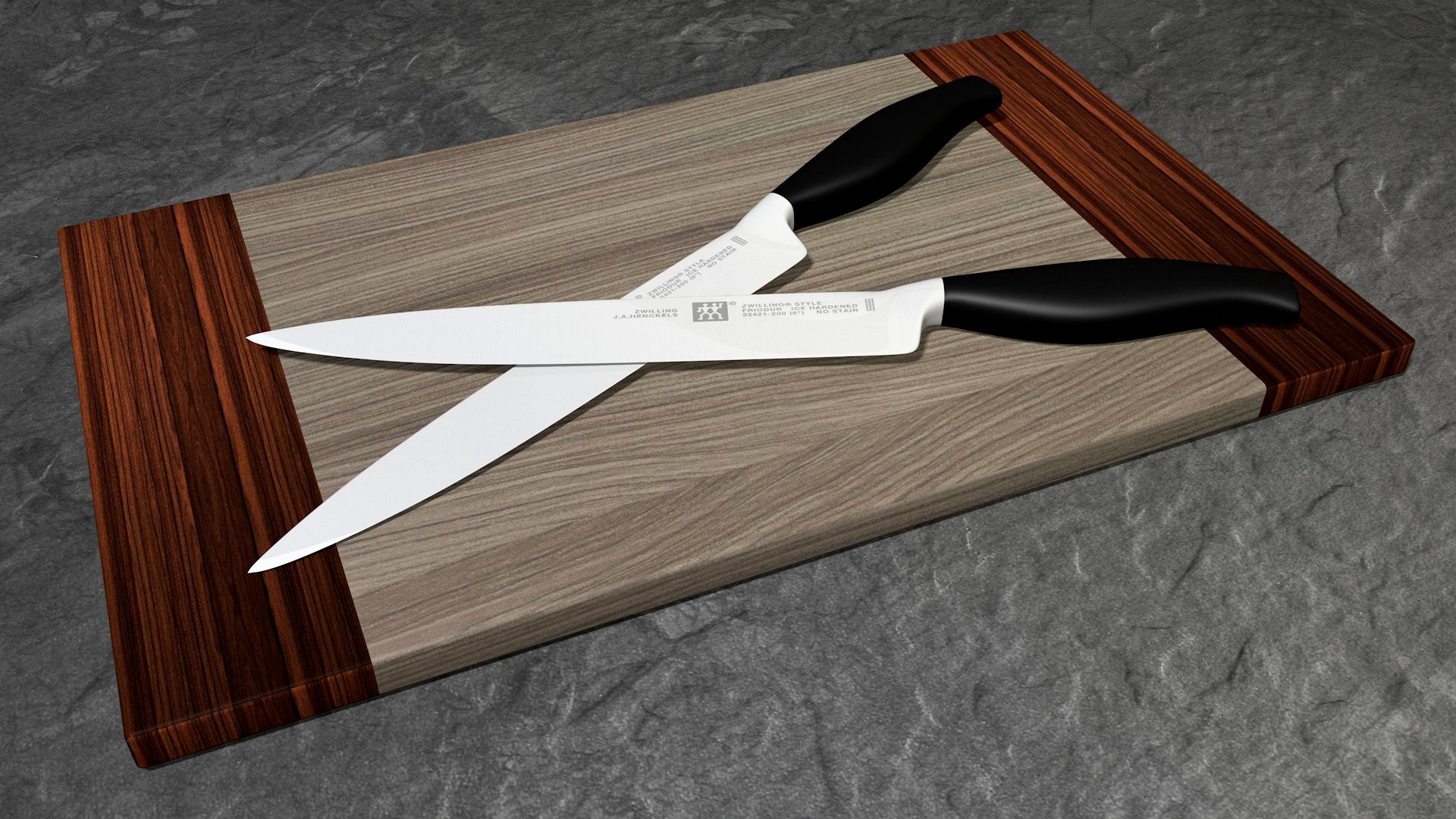 knife "ZWILLING" and breadboard