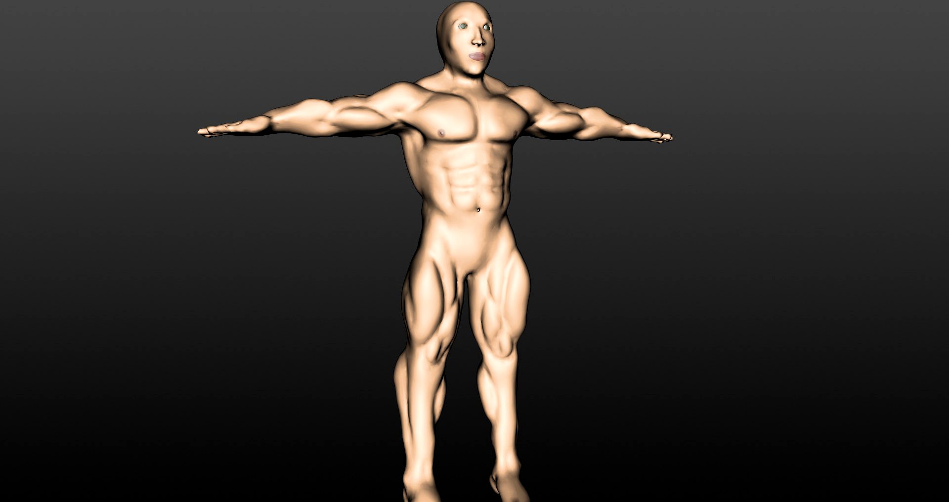 Buff man(game version)