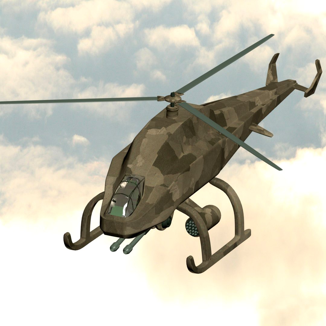 Camouflage Helicopter