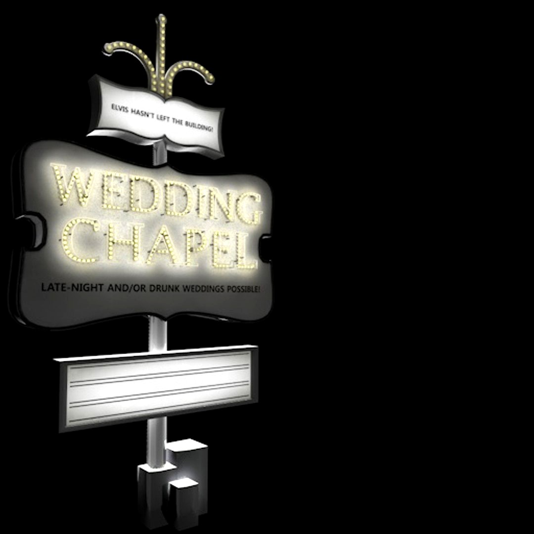 Las Vegas Wedding Chapel Sign