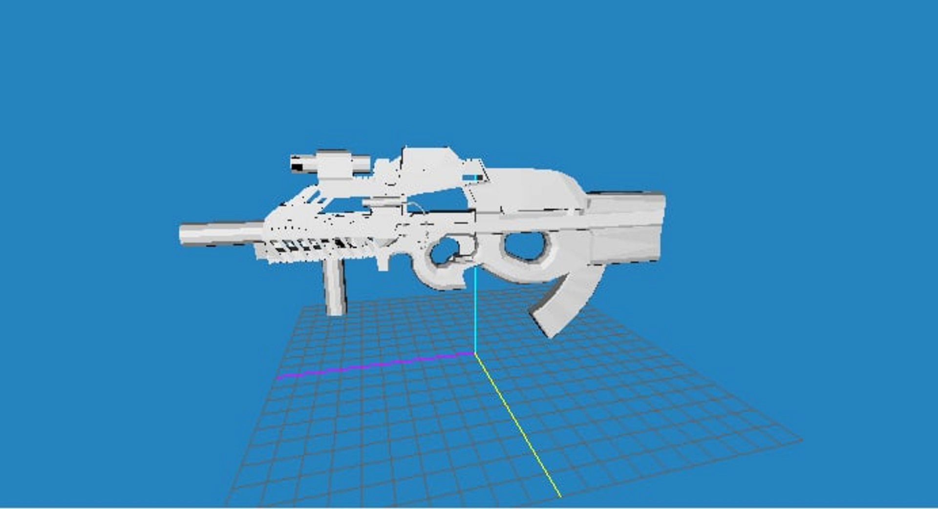 P90 low poly