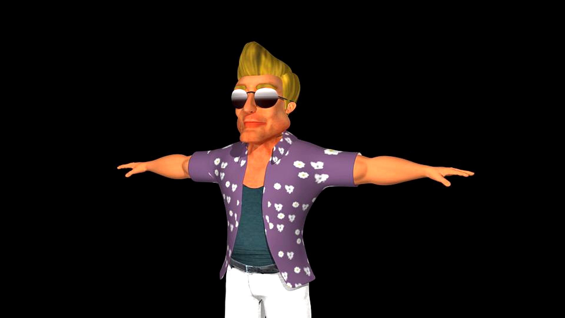 3d Model Cool Guy