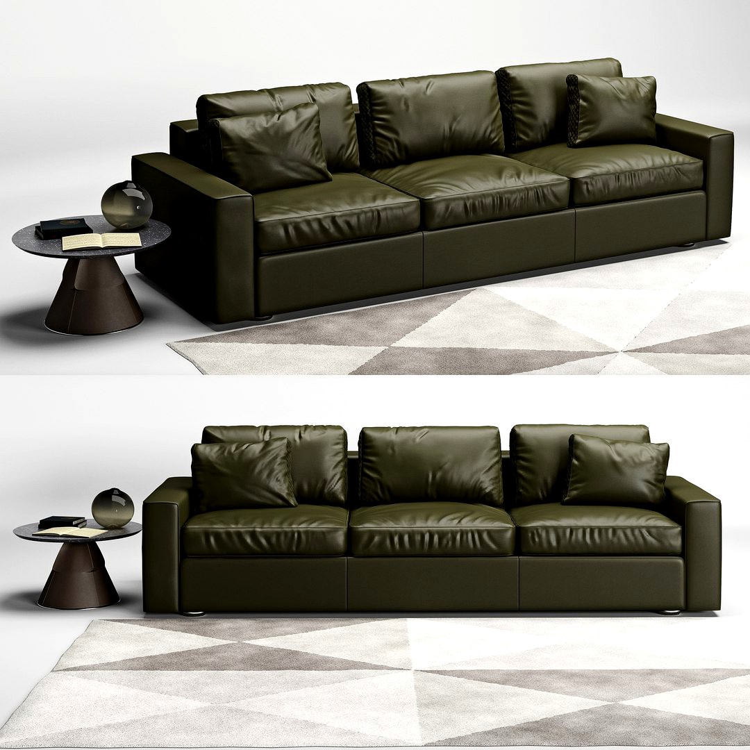 living room set de Sede ds-247 sofa and ds-615 table