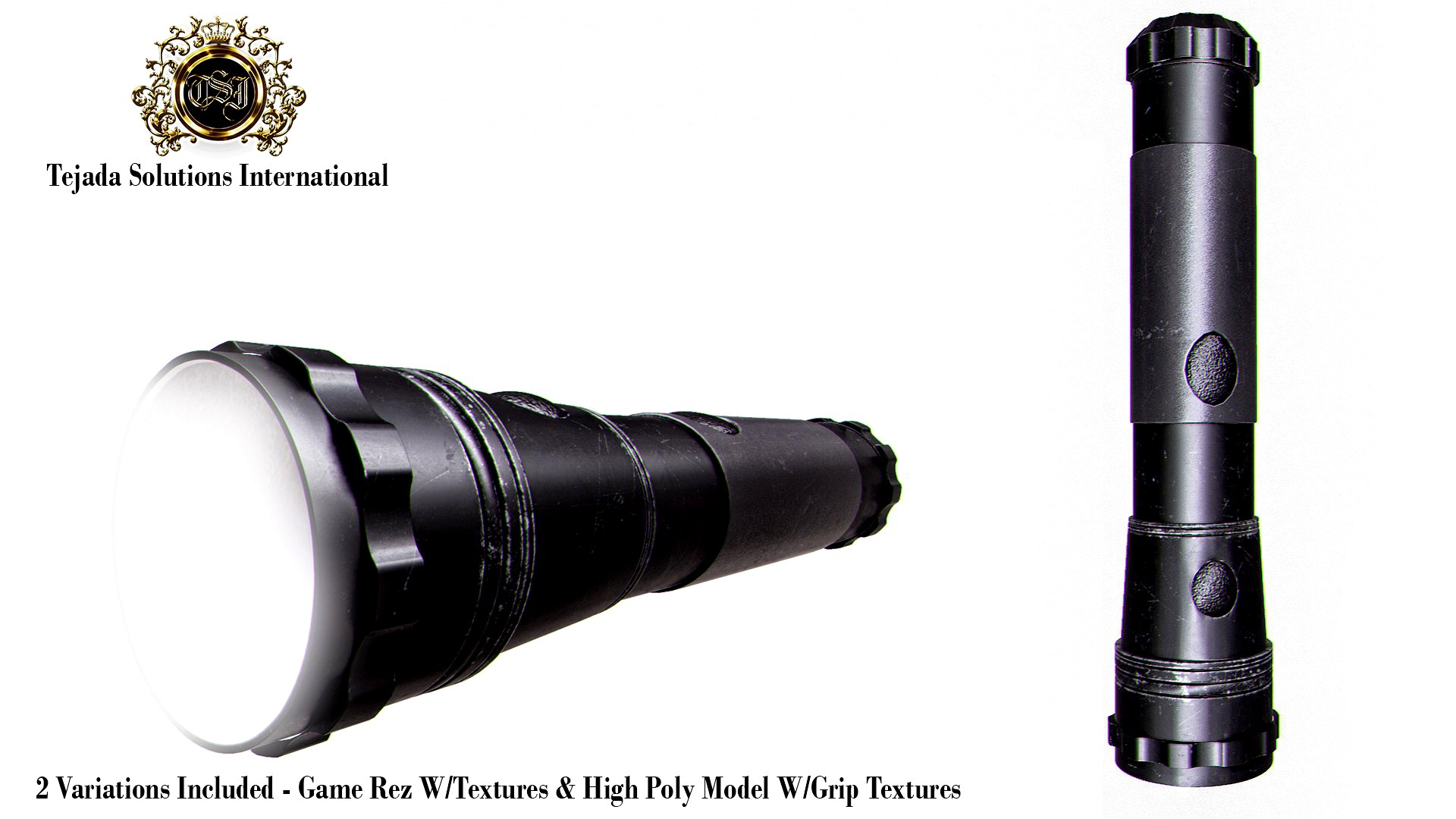 Photorealistic Tactical Flashlight