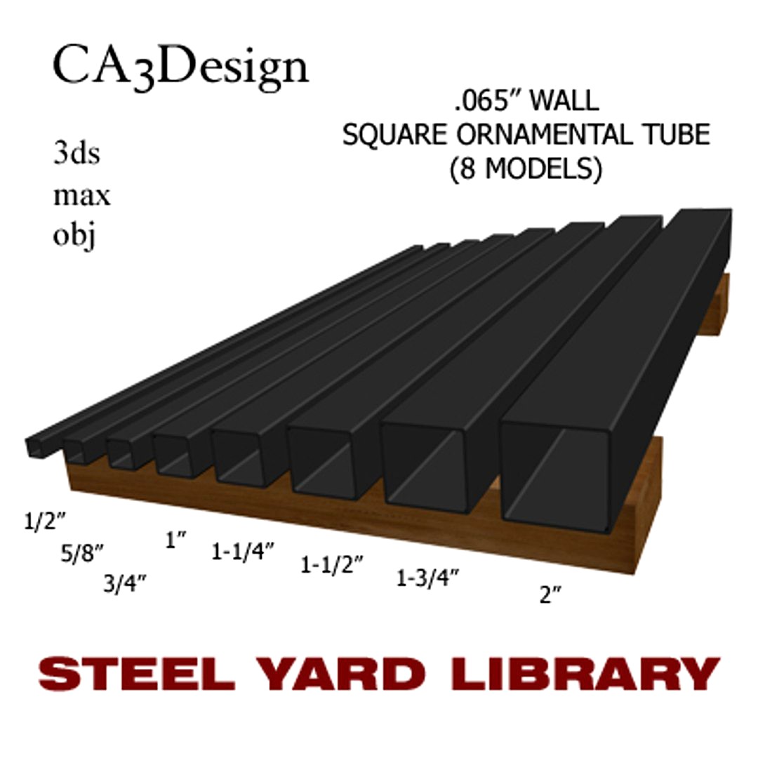 065 Wall Sq Orn Tube