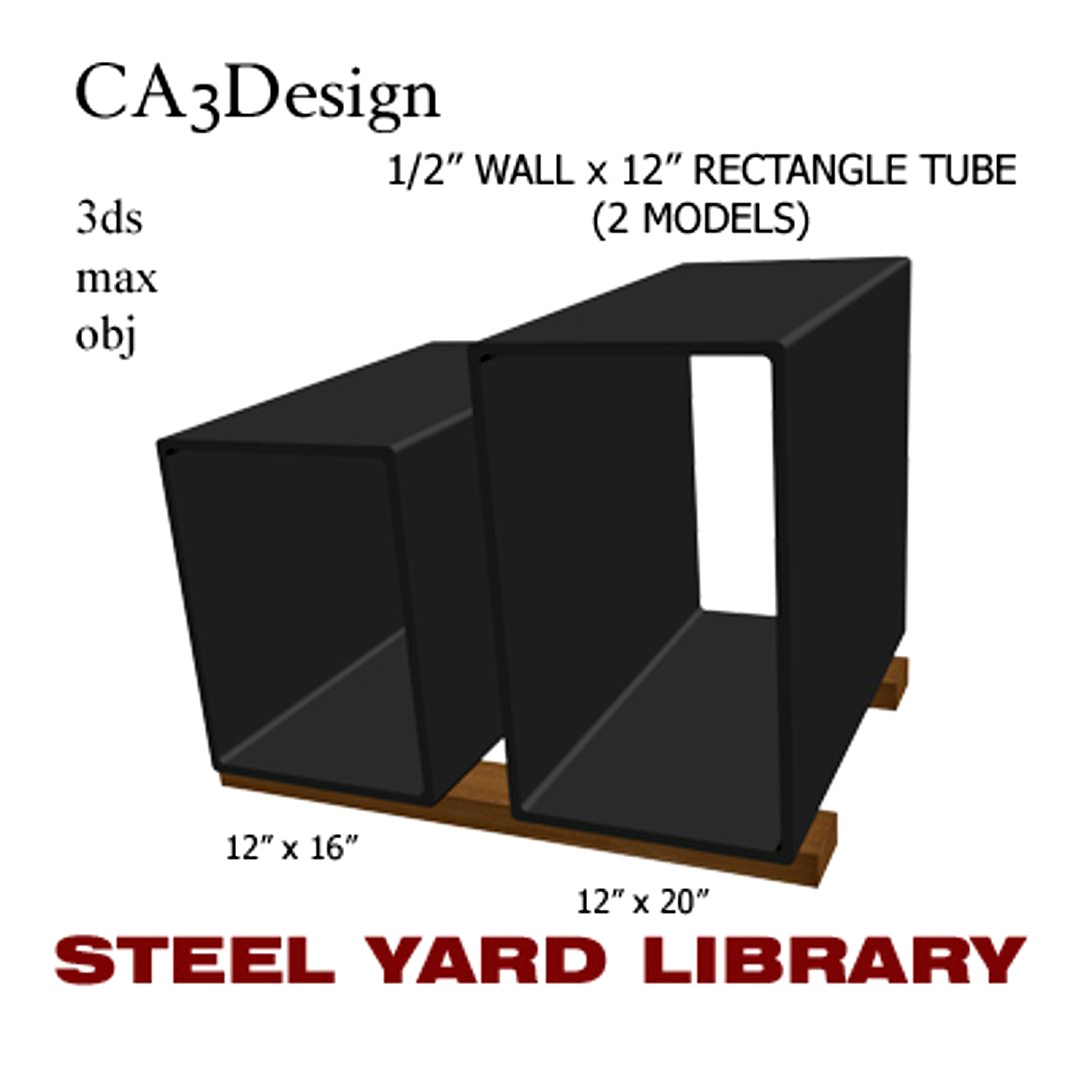 1/2 Wall x12 Rect Tube