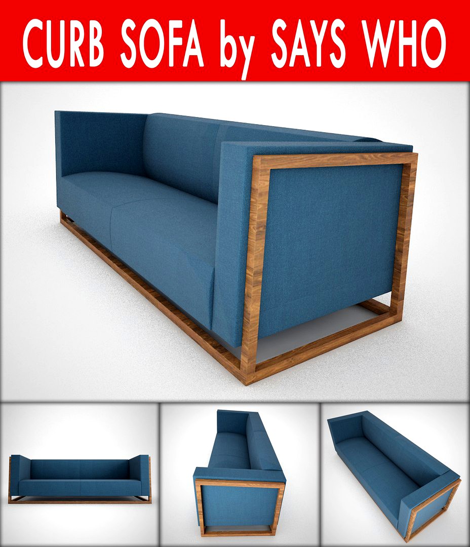CURB SOFA by SAYS WHO