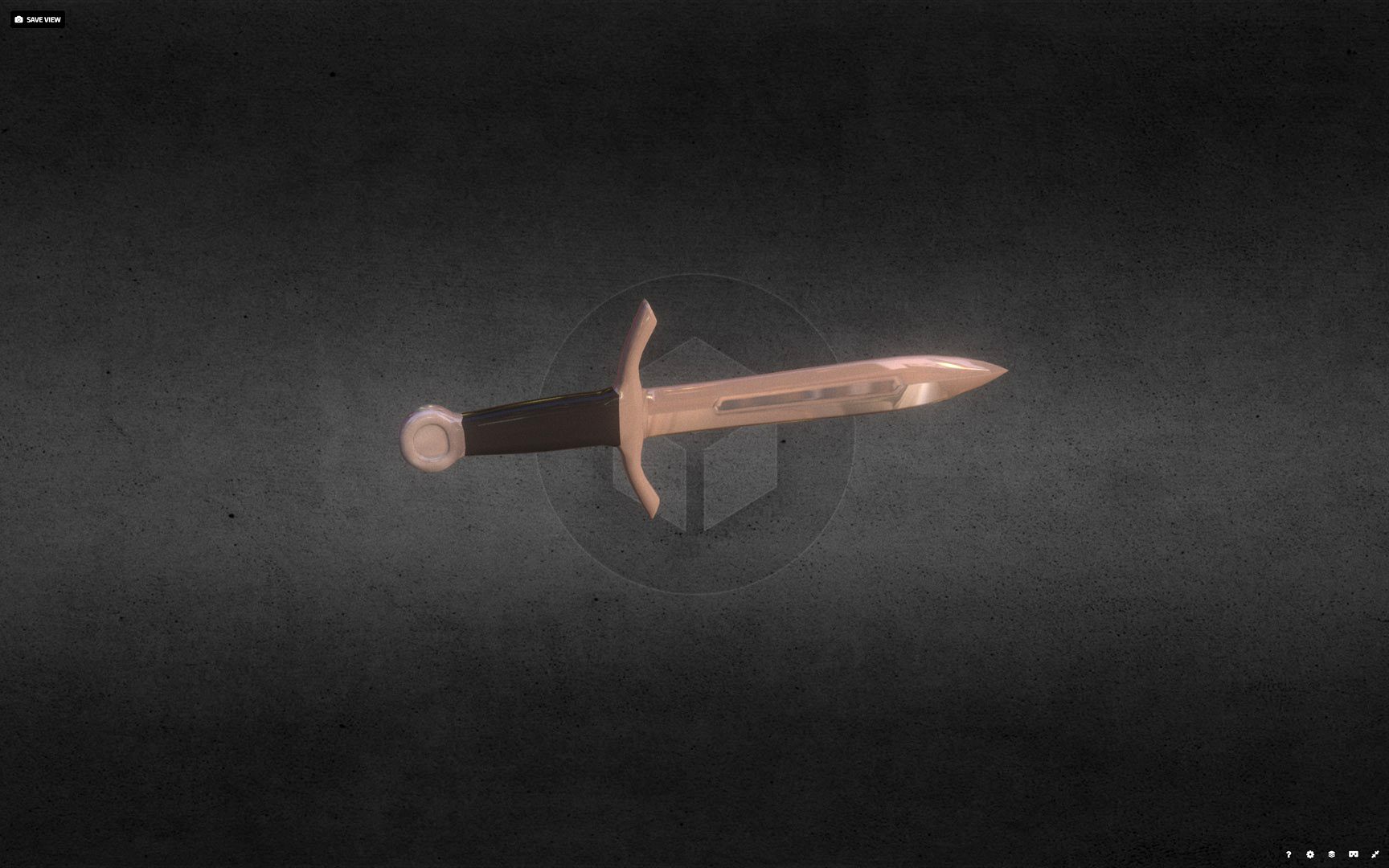 Low Poly Dagger
