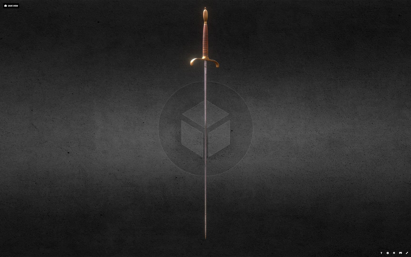 Thin 3d Sword