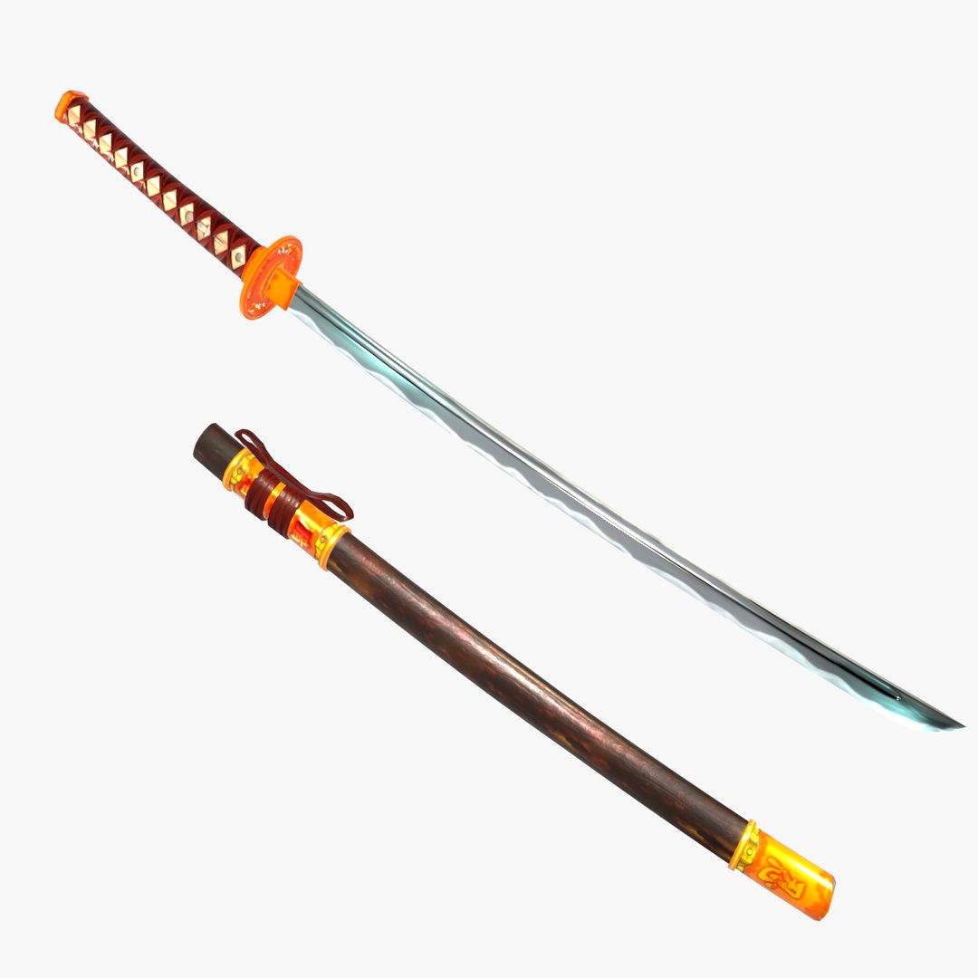 Golden Shinobi Katana