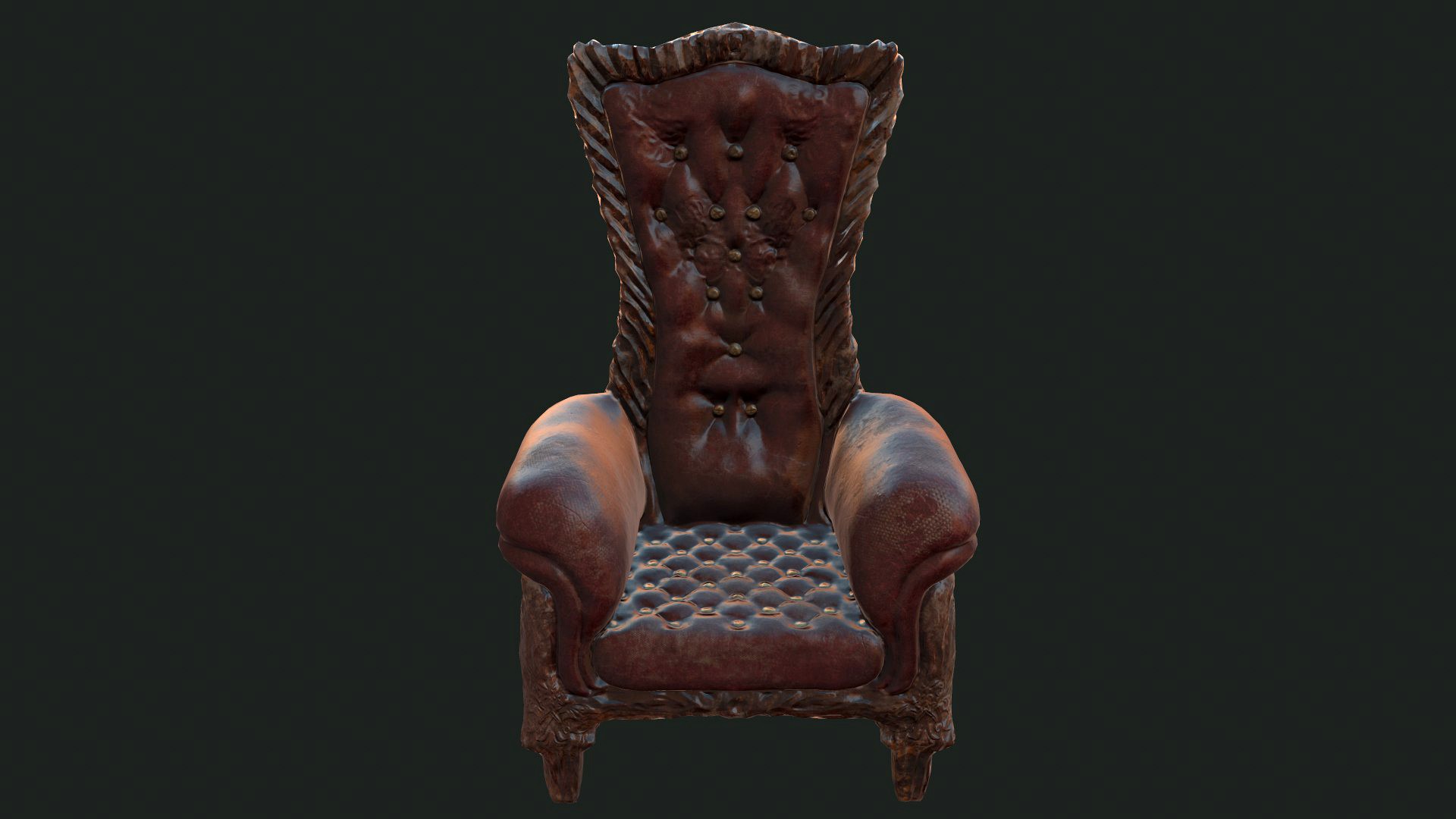 distressed Victorian Chair