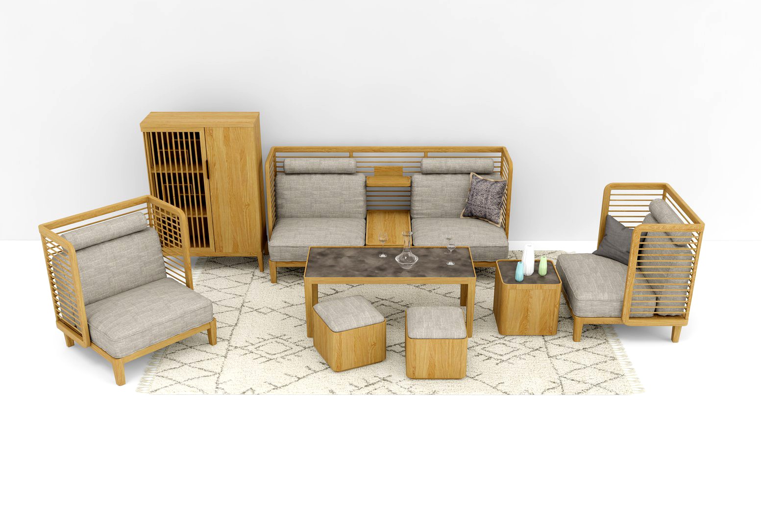 Zens Sofa Table set
