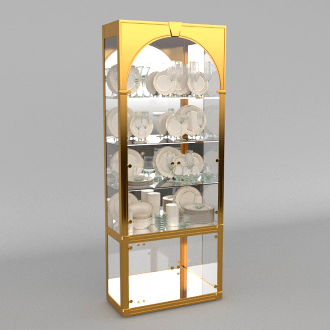Mastercraft brass vitrines