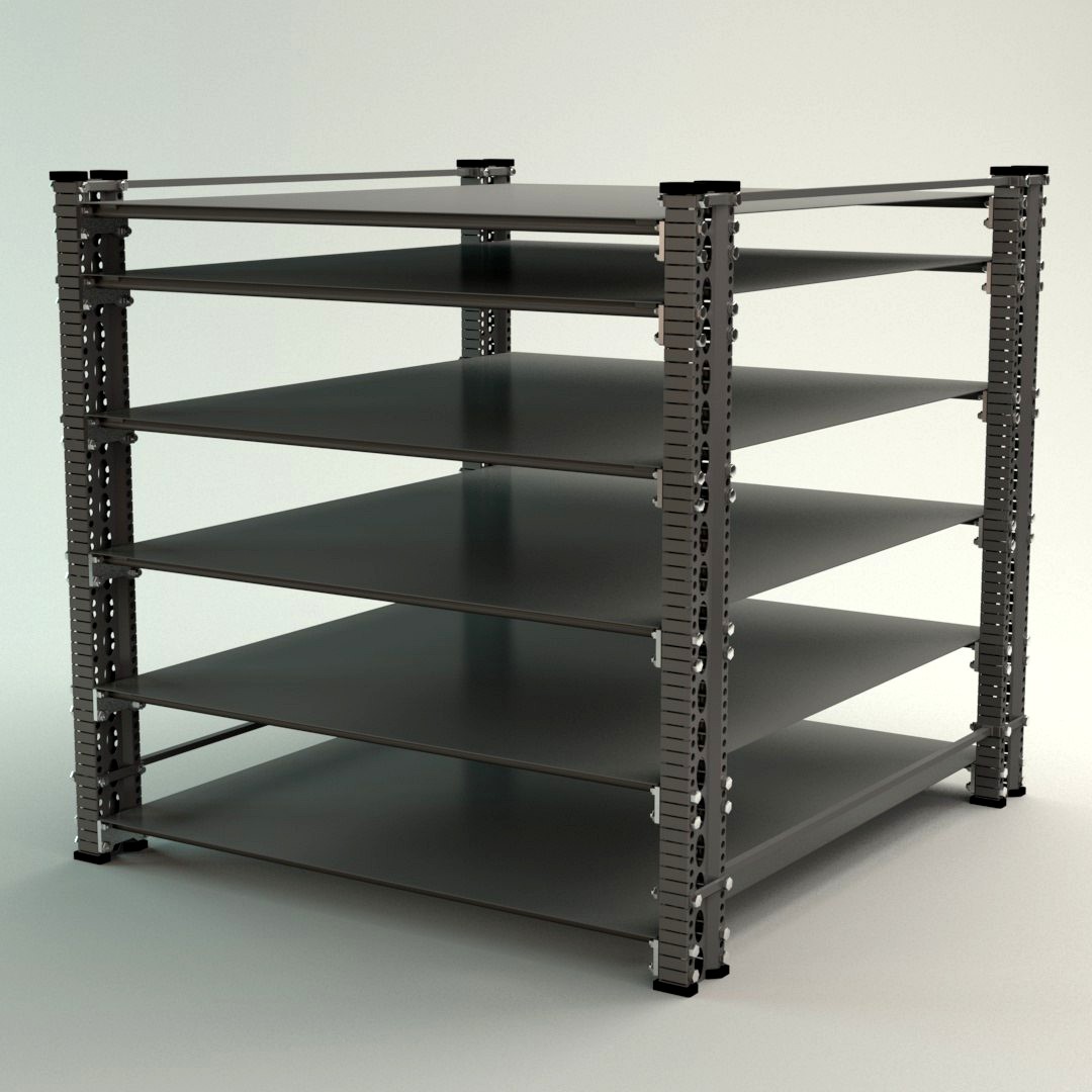 Modular industrial shelf