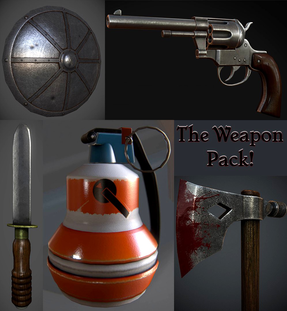 Cool Weapons Pack!