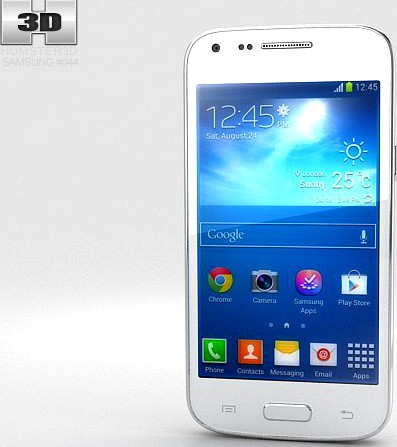 Samsung Galaxy Core Plus White 3D Model