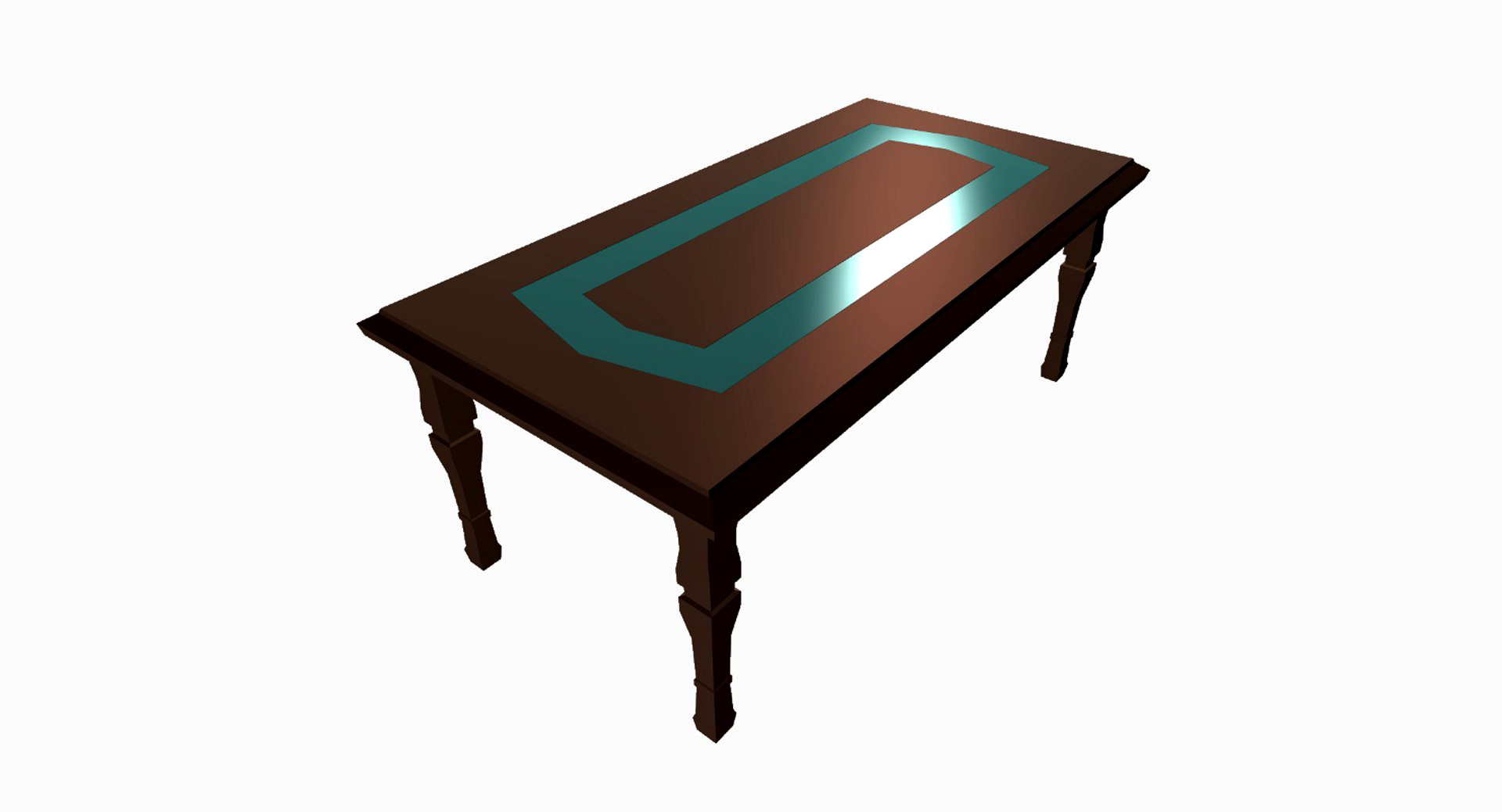 Dining Table With Frosted Glass Panel