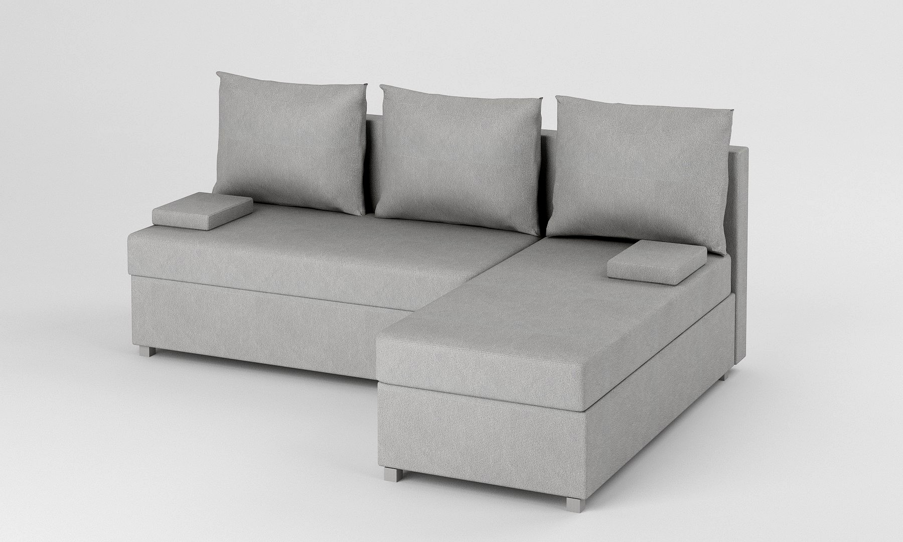 simple gray sofa