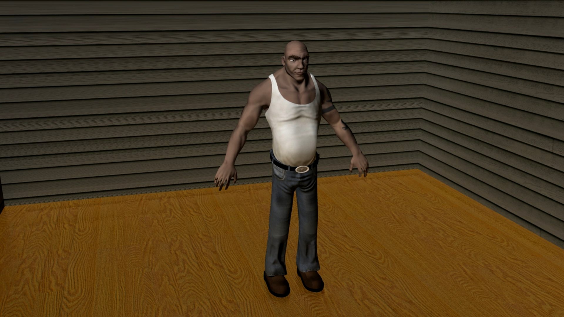 Male Character Man Biker