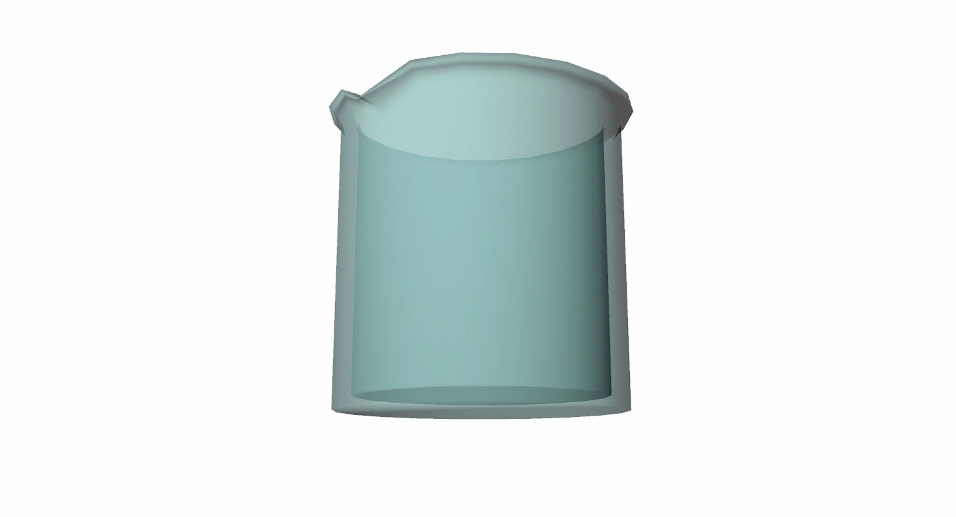 Cartoon Low Poly Beaker Science Equipment