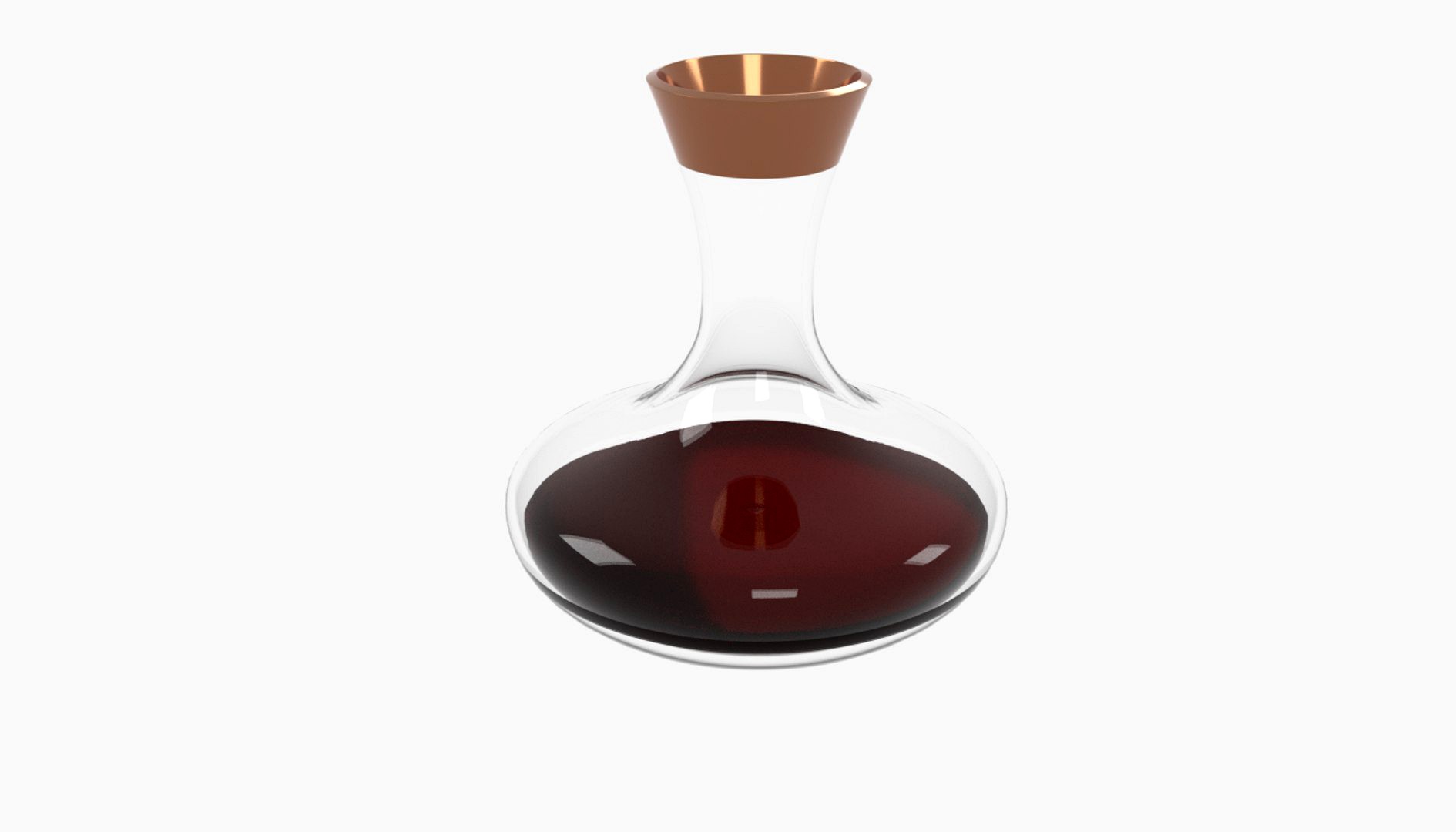 Decanter with wine