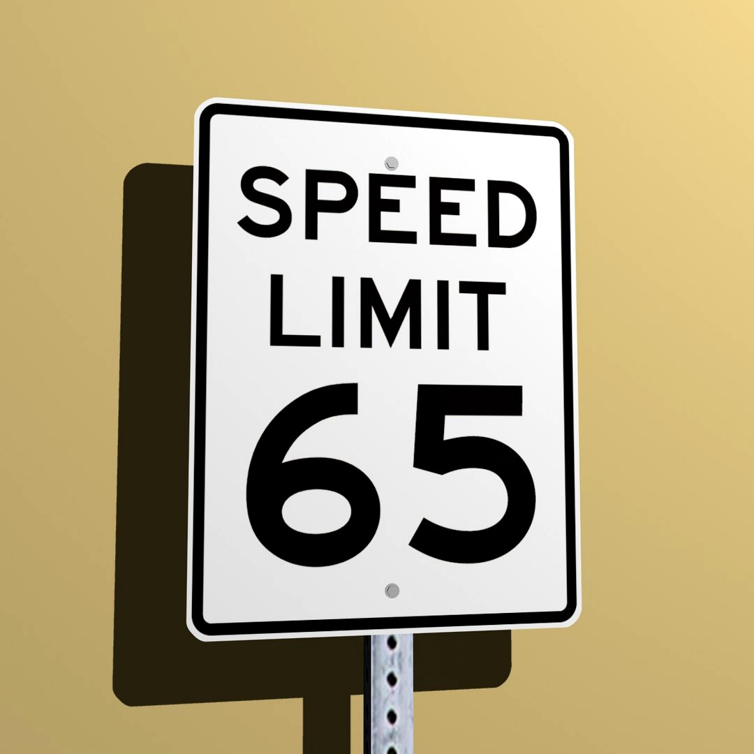 Speed Limit 65 MPH