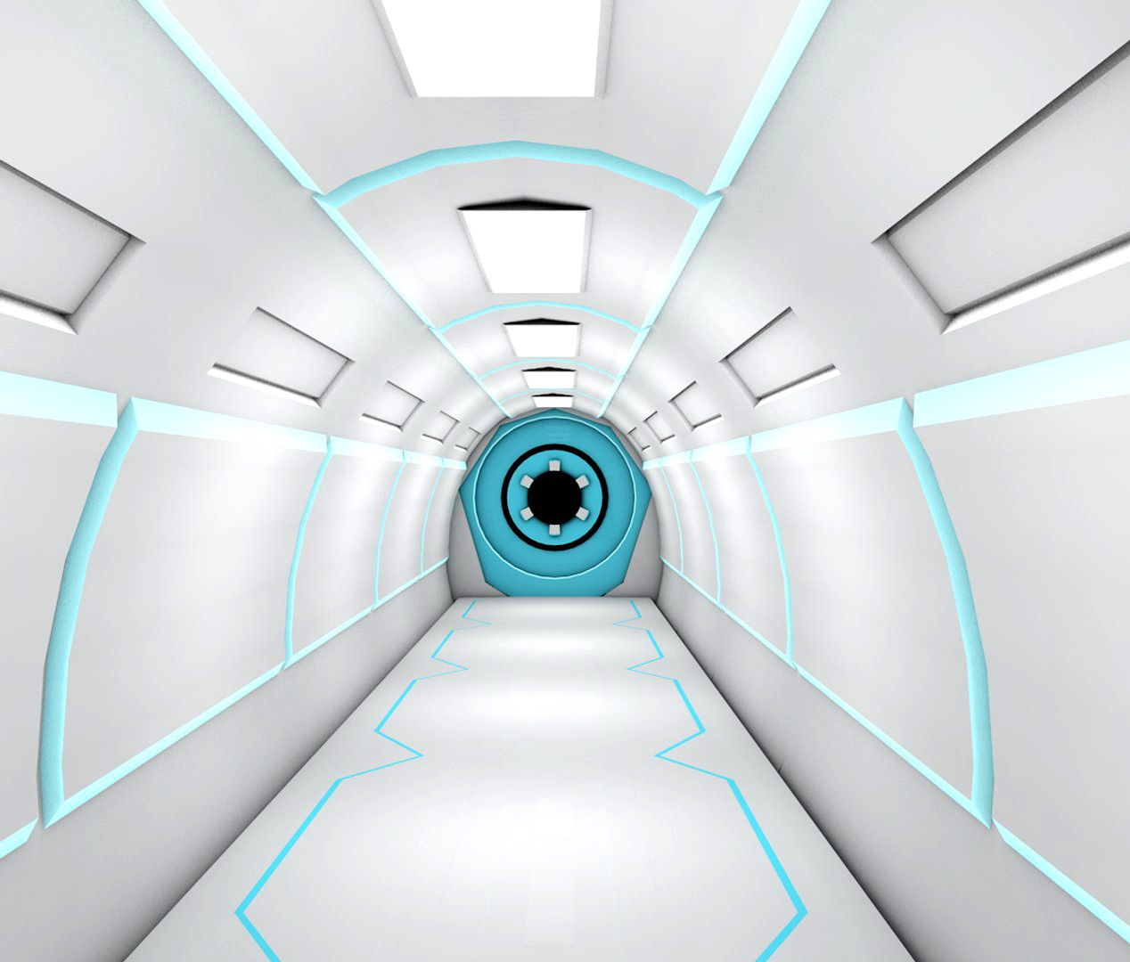 scifi corridor